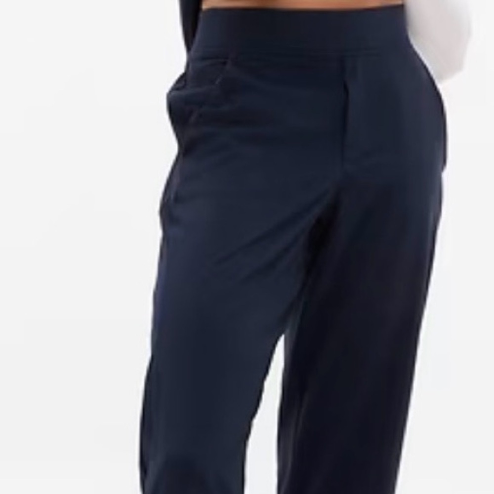 Athleta Brooklyn Ankle Pant Navy Size 4 Travel Work Pant